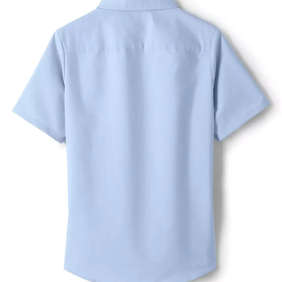 School Uniform Girls Short Sleeve Oxford Dress Shirt