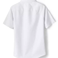 School Uniform Girls Short Sleeve Oxford Dress Shirt