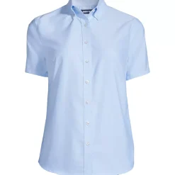 School Uniform Girls Short Sleeve Oxford Dress Shirt