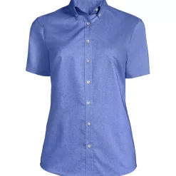 School Uniform Girls Short Sleeve Oxford Dress Shirt