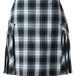 School Uniform Girls Side Pleat Plaid Skort Above the Knee