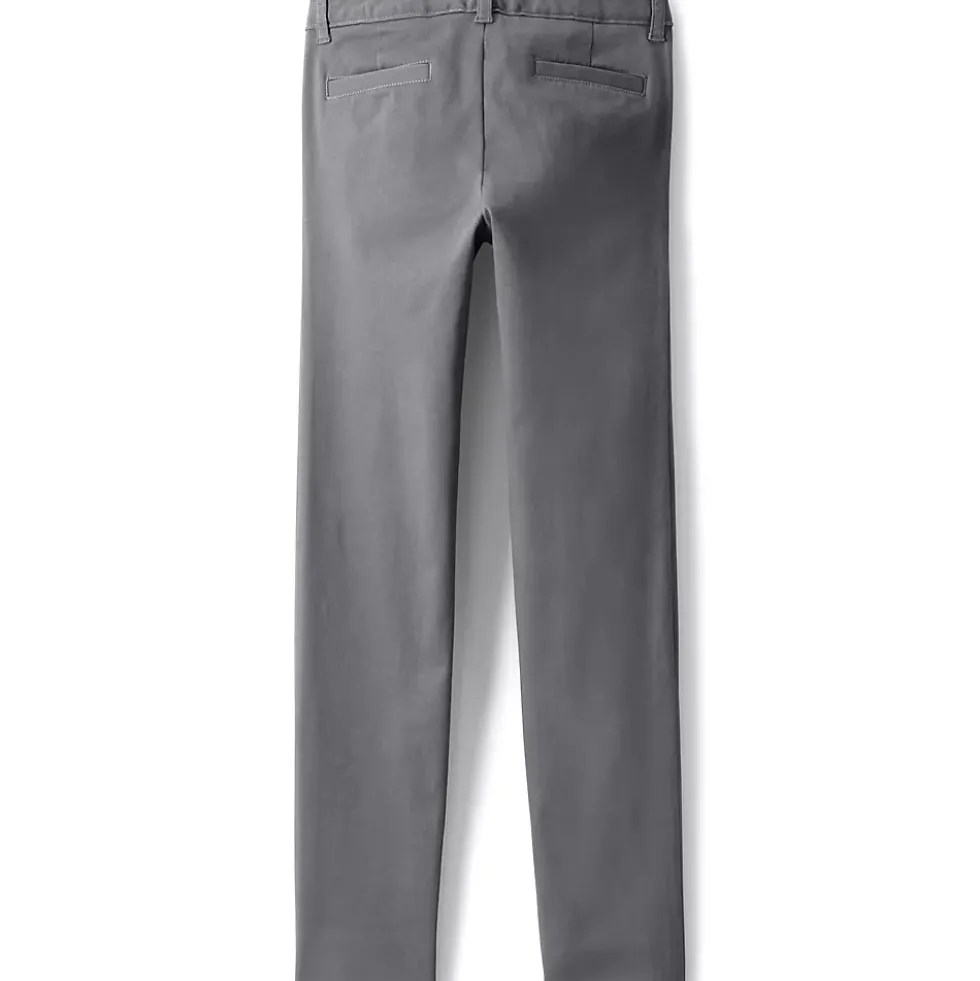 School Uniform Girls Slim Fit Stretch Chino Pants