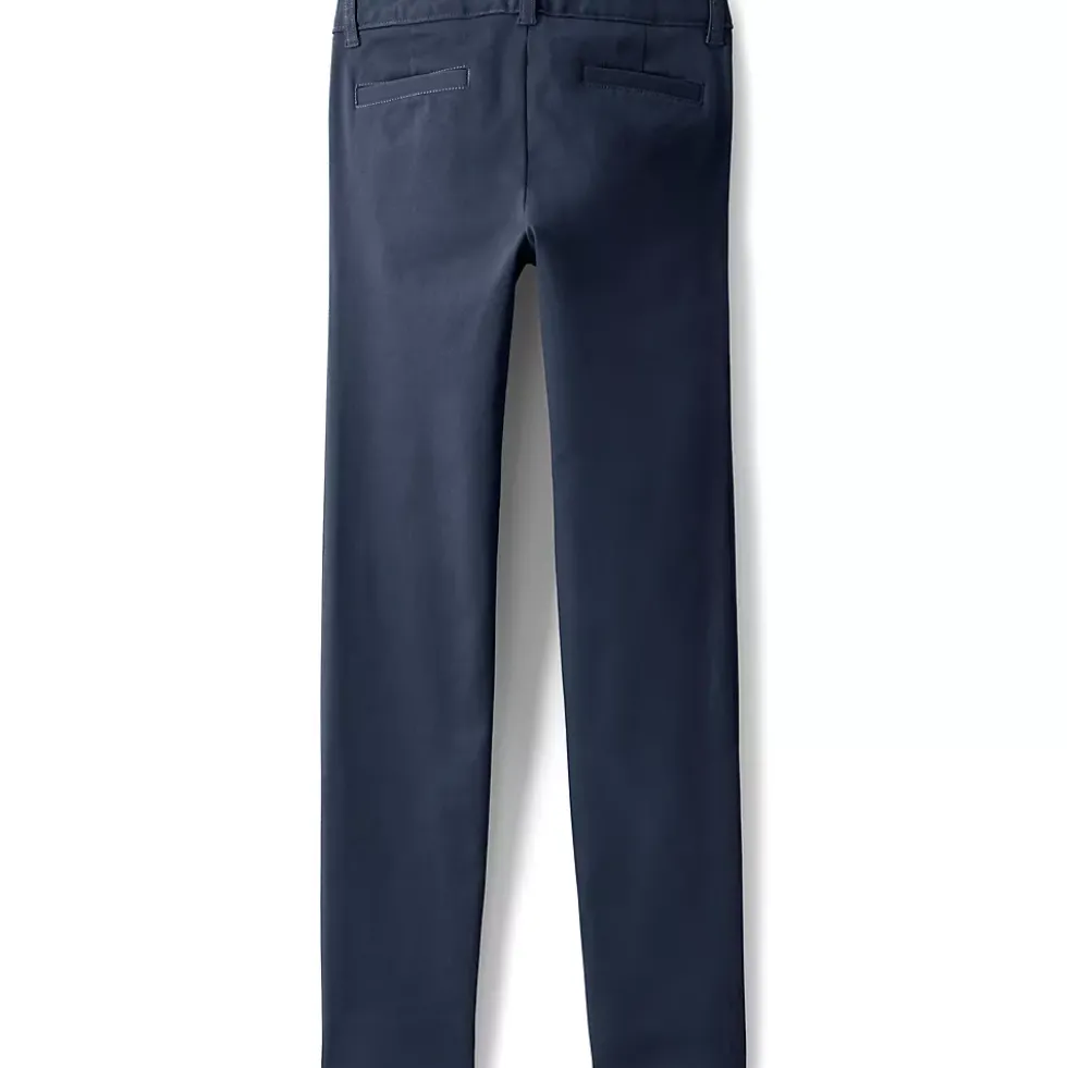 School Uniform Girls Slim Fit Stretch Chino Pants