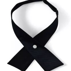 School Uniform Girls Solid Cross Tie