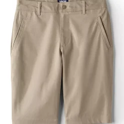 School Uniform Girls Stretch Chino Bermuda Shorts