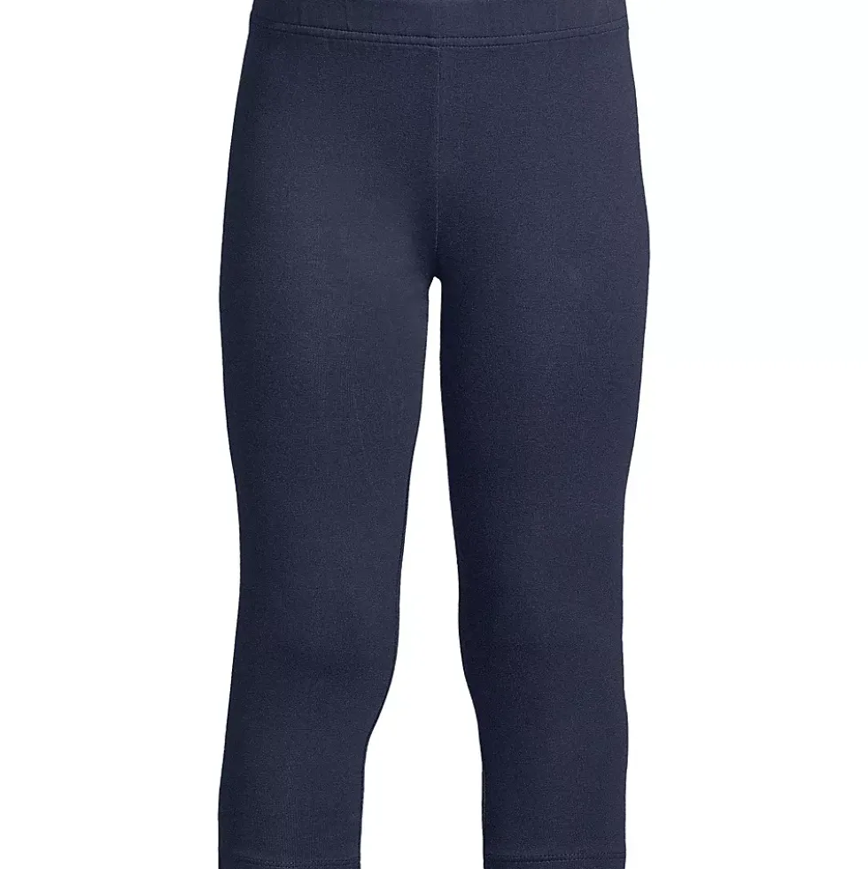 School Uniform Girls Tough Cotton Capri Leggings