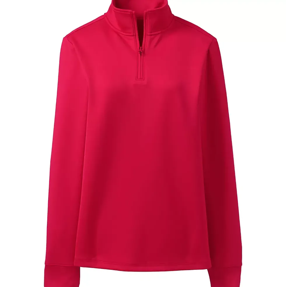 School Uniform Kids Active Performance Quarter Zip Pullover