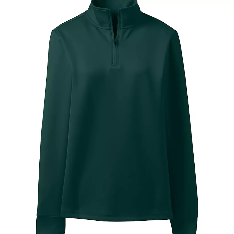 School Uniform Kids Active Performance Quarter Zip Pullover