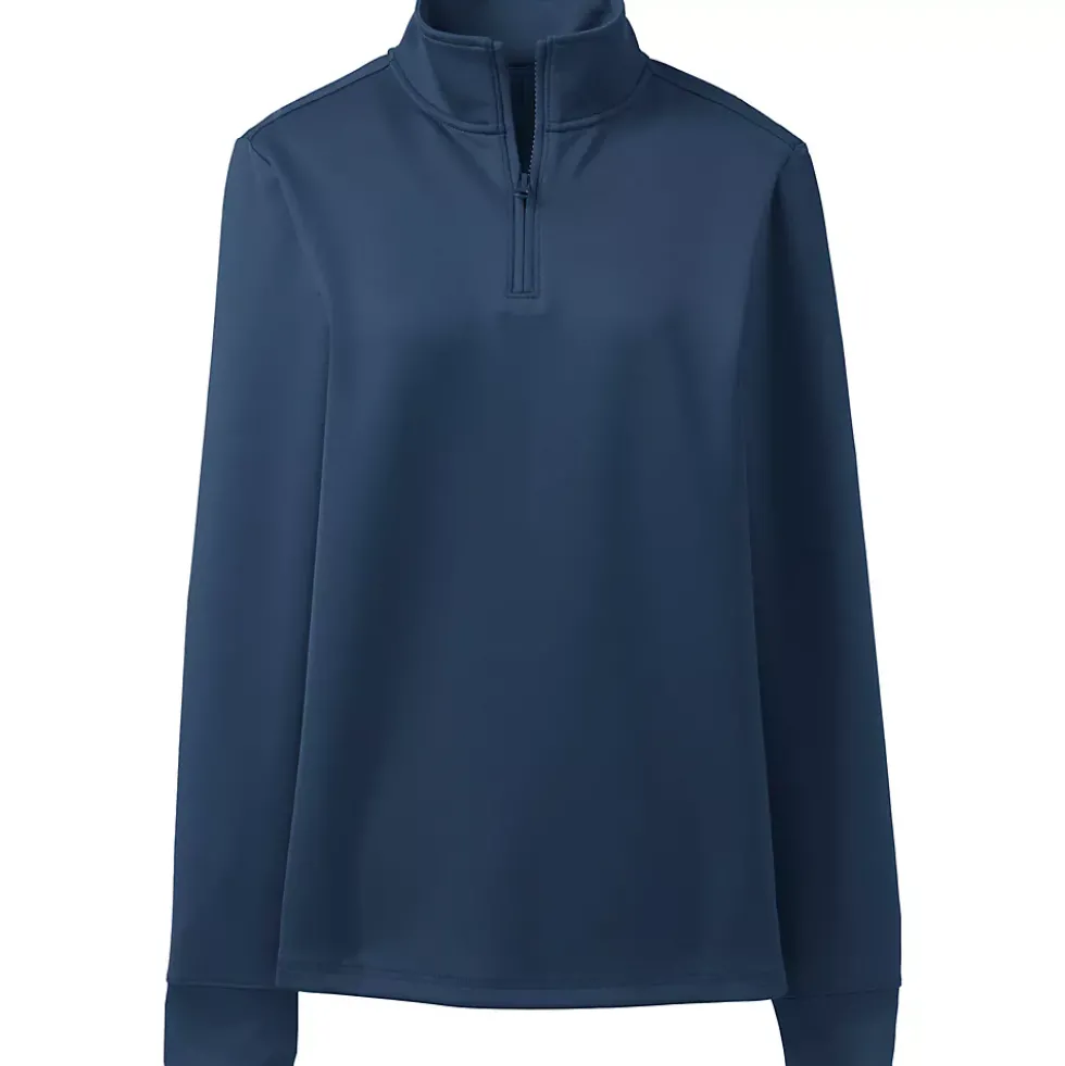School Uniform Kids Active Performance Quarter Zip Pullover