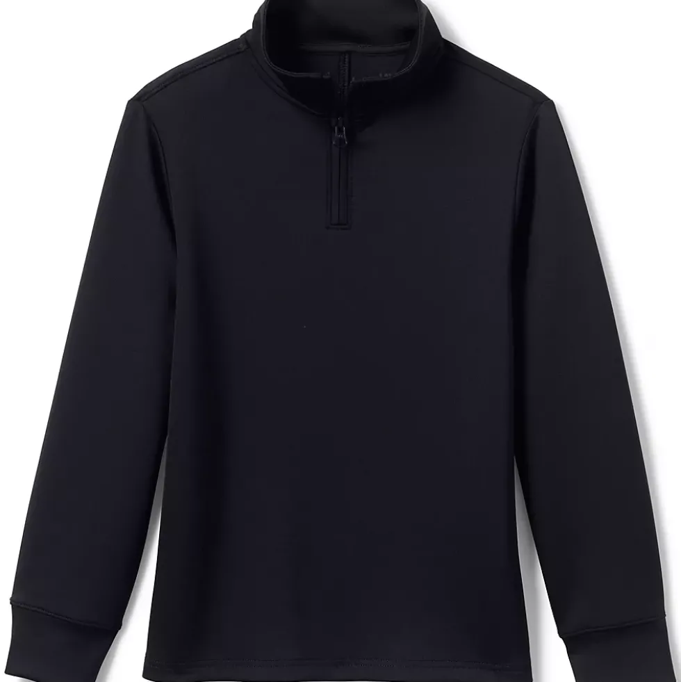 School Uniform Kids Active Performance Quarter Zip Pullover