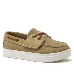 School Uniform Kids Canvas Easy On Boat Shoes