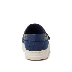School Uniform Kids Canvas Easy On Boat Shoes