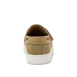 School Uniform Kids Canvas Easy On Boat Shoes