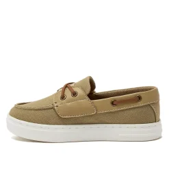 School Uniform Kids Canvas Easy On Boat Shoes