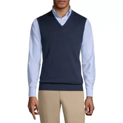 School Uniform Kids Cotton Modal Fine Gauge Sweater Vest