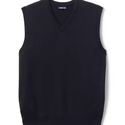 School Uniform Kids Cotton Modal Fine Gauge Sweater Vest