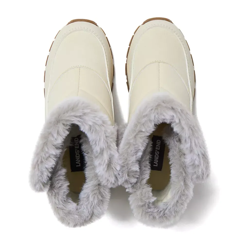 School Uniform Kids Expedition Faux Fur Waterproof Puffer Snow Boots