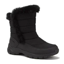 School Uniform Kids Expedition Faux Fur Waterproof Puffer Snow Boots