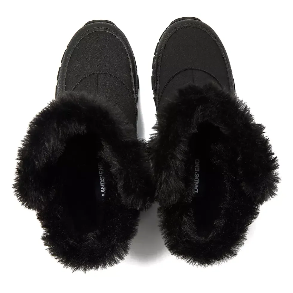 School Uniform Kids Expedition Faux Fur Waterproof Puffer Snow Boots