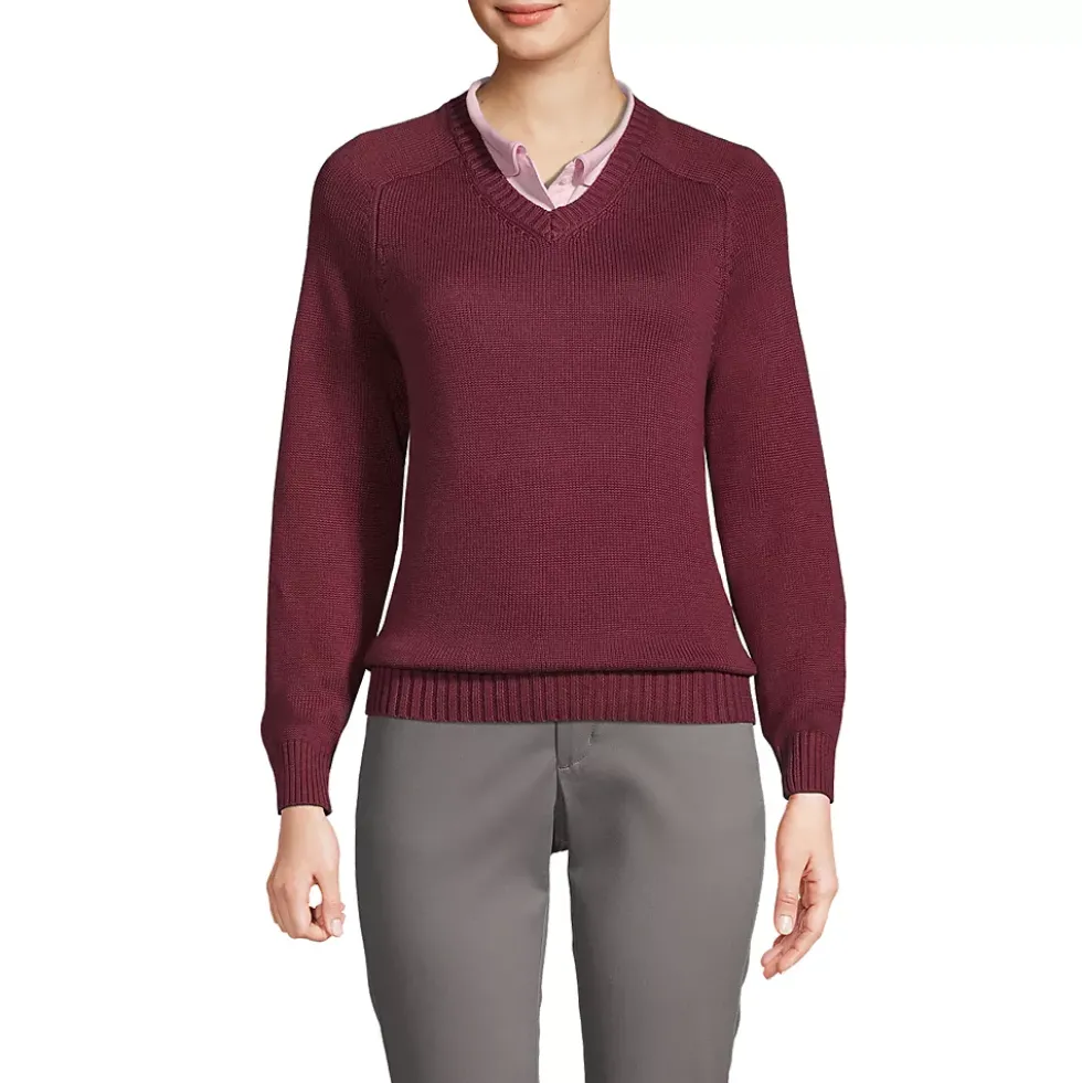 School Uniform Kids Legacy V-neck Sweater