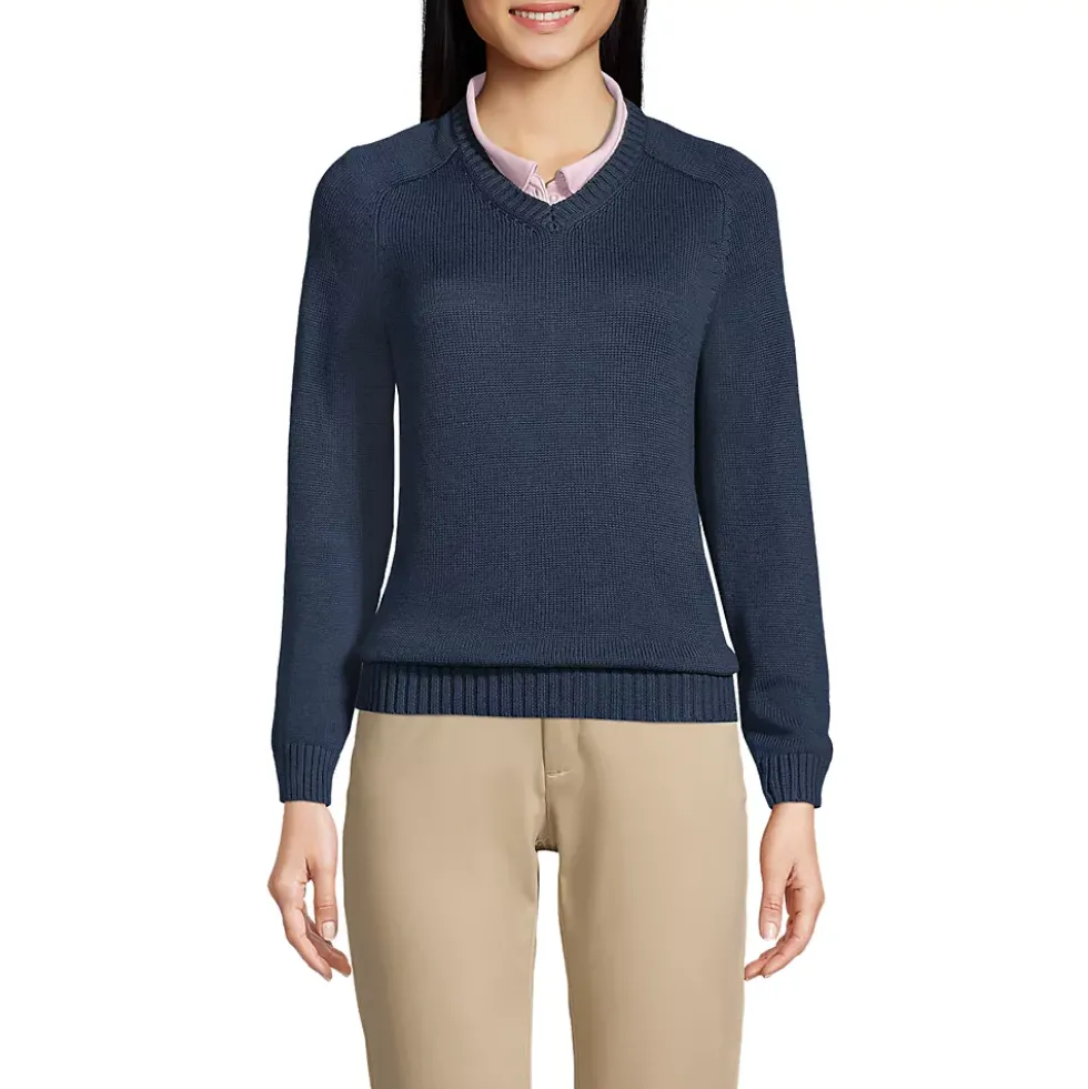 School Uniform Kids Legacy V-neck Sweater