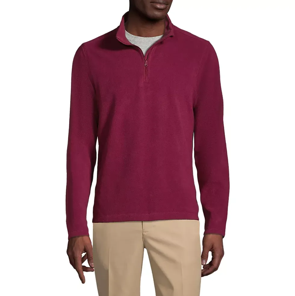 School Uniform Kids Lightweight Fleece Quarter Zip Pullover