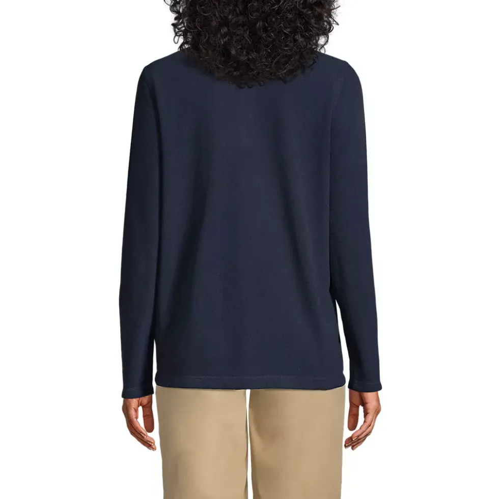 School Uniform Kids Lightweight Fleece Quarter Zip Pullover