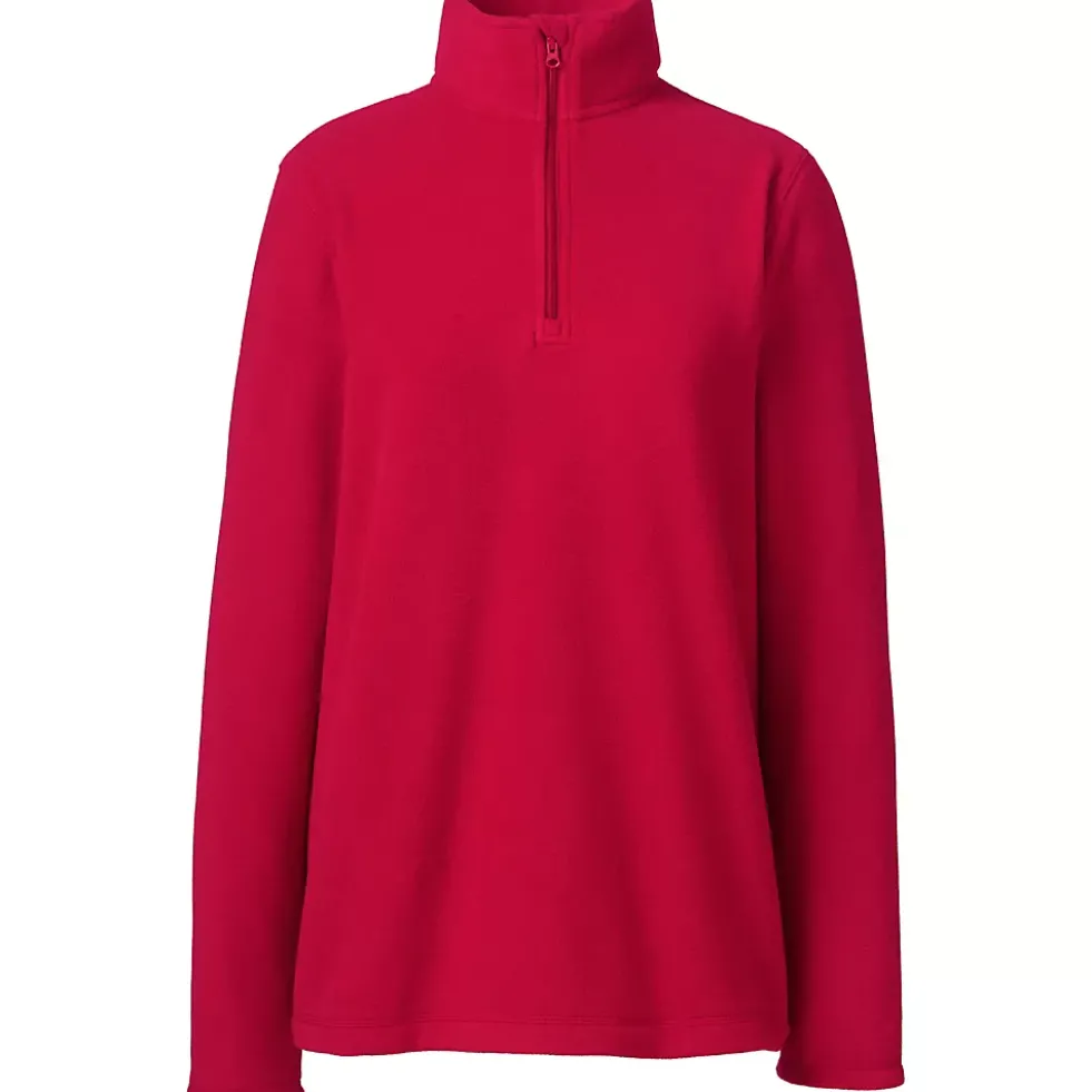 School Uniform Kids Lightweight Fleece Quarter Zip Pullover