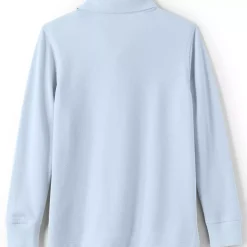School Uniform Kids Long Sleeve Mesh Polo Shirt