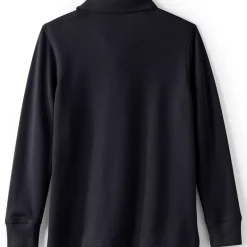 School Uniform Kids Long Sleeve Mesh Polo Shirt