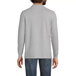 School Uniform Kids Long Sleeve Mesh Polo Shirt
