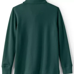 School Uniform Kids Long Sleeve Mesh Polo Shirt