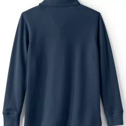 School Uniform Kids Long Sleeve Mesh Polo Shirt