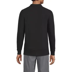 School Uniform Kids Long Sleeve Mesh Polo Shirt