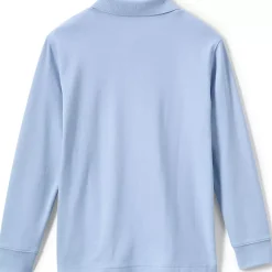 School Uniform Kids Long Sleeve Interlock Polo Shirt