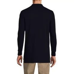 School Uniform Kids Long Sleeve Interlock Polo Shirt