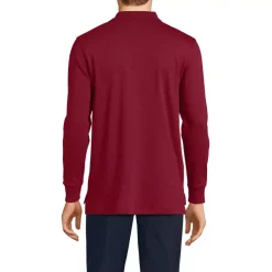 School Uniform Kids Long Sleeve Interlock Polo Shirt