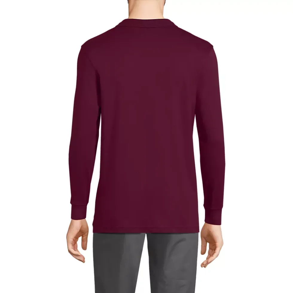 School Uniform Kids Long Sleeve Interlock Polo Shirt