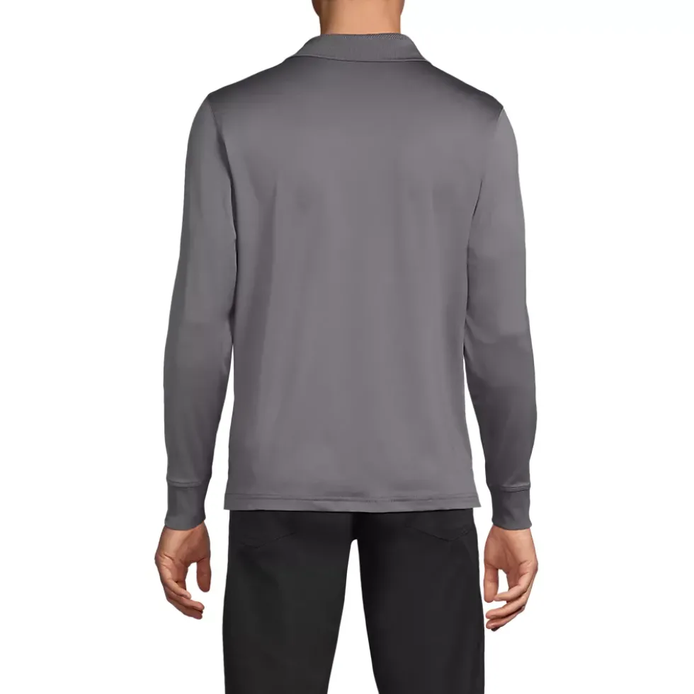 School Uniform Kids Long Sleeve Rapid Dry Polo Shirt