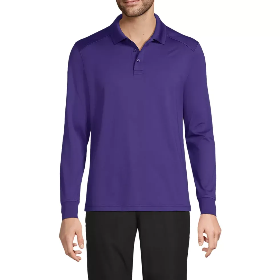 School Uniform Kids Long Sleeve Rapid Dry Polo Shirt