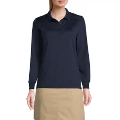 School Uniform Kids Long Sleeve Rapid Dry Polo Shirt