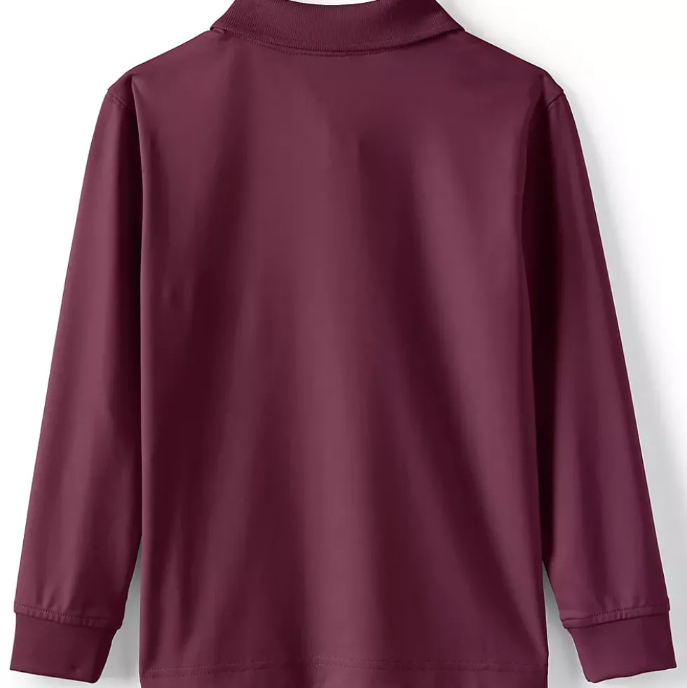 School Uniform Kids Long Sleeve Rapid Dry Polo Shirt