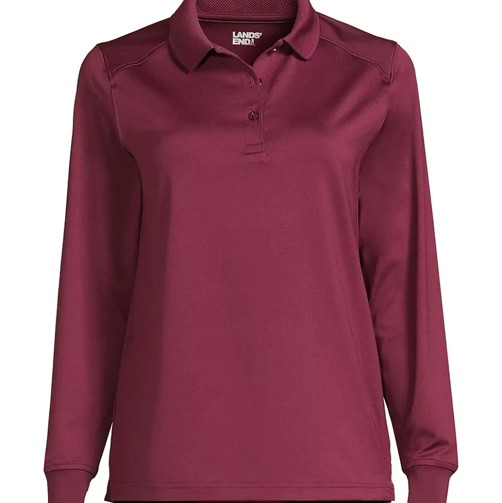 School Uniform Kids Long Sleeve Rapid Dry Polo Shirt