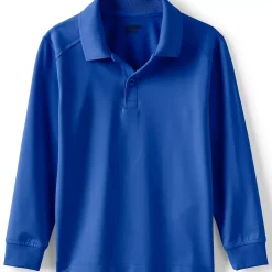 School Uniform Kids Long Sleeve Rapid Dry Polo Shirt