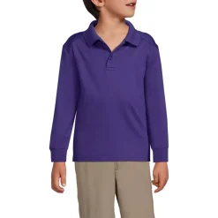School Uniform Kids Long Sleeve Rapid Dry Polo Shirt