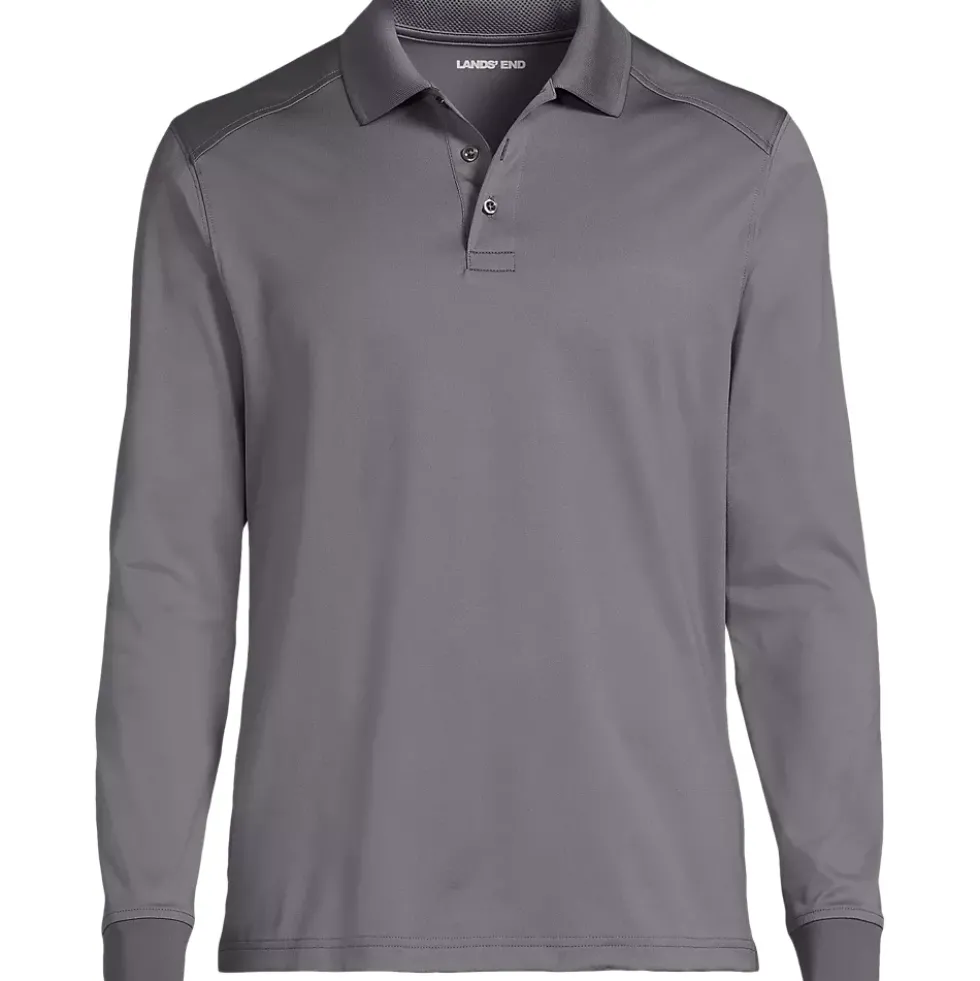 School Uniform Kids Long Sleeve Rapid Dry Polo Shirt
