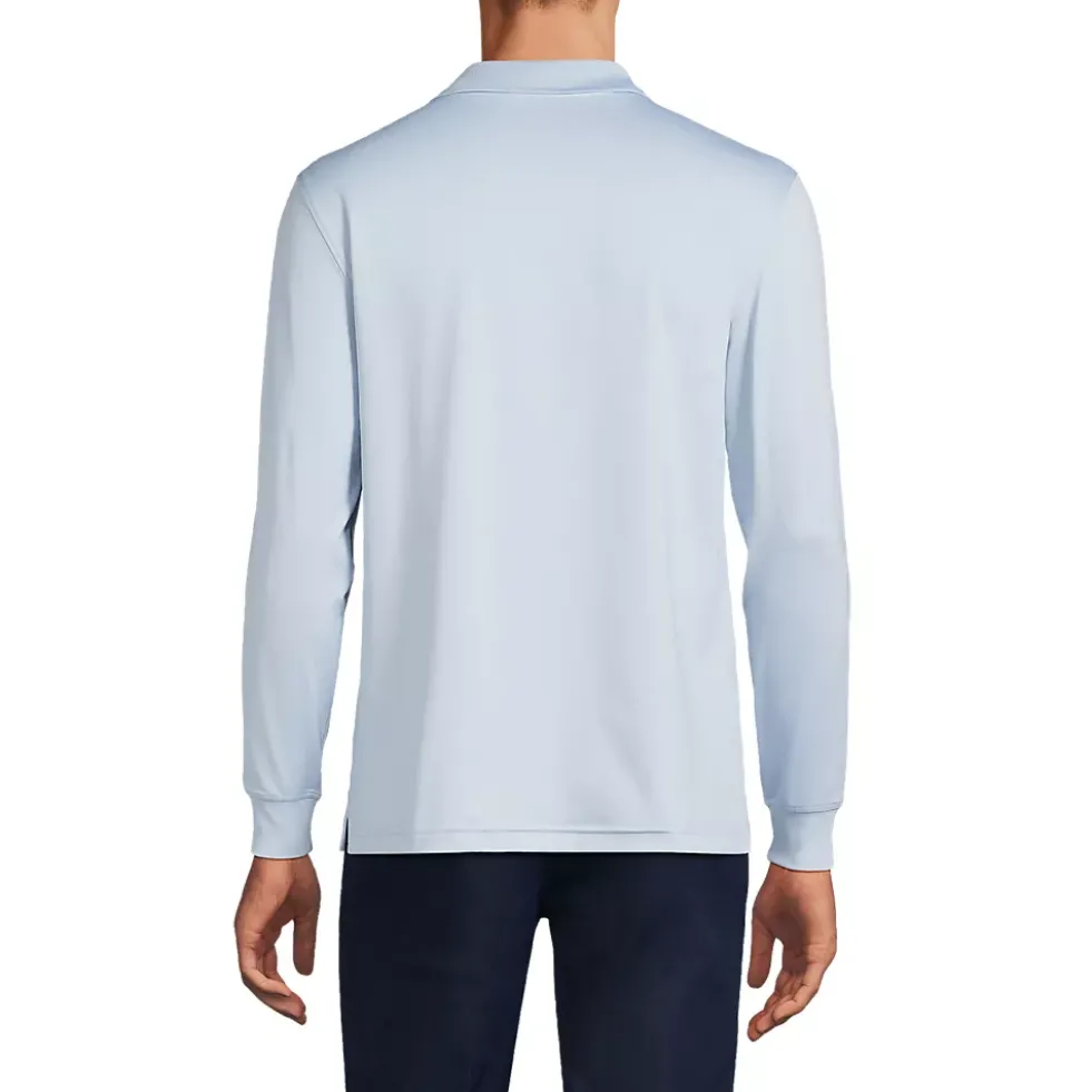 School Uniform Kids Long Sleeve Rapid Dry Polo Shirt