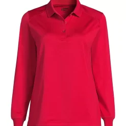 School Uniform Kids Long Sleeve Rapid Dry Polo Shirt