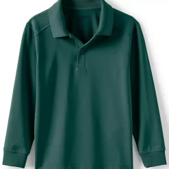 School Uniform Kids Long Sleeve Rapid Dry Polo Shirt