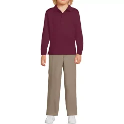 School Uniform Kids Long Sleeve Rapid Dry Polo Shirt